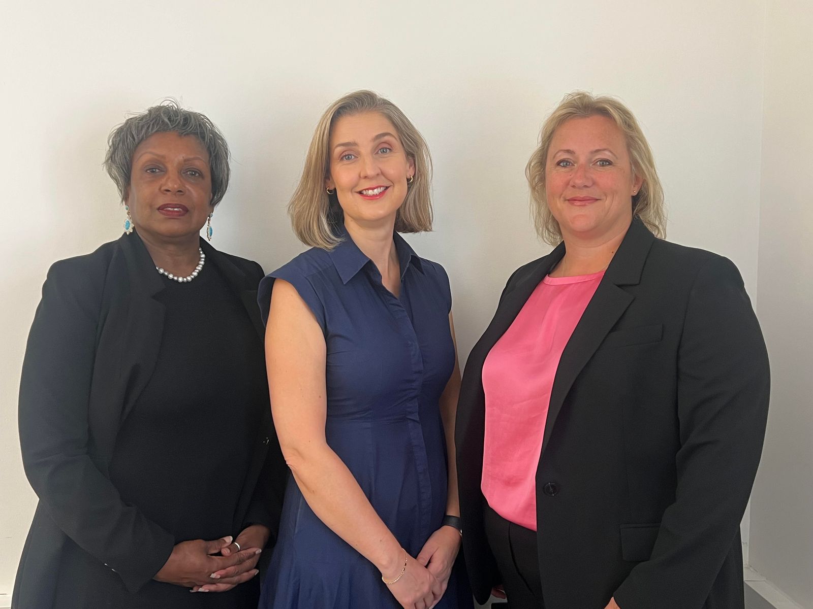 Left to right - Cheryl Thompson, Sarah Inchley and Caroline Andrews