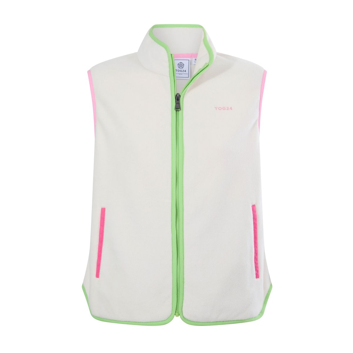 Fletcher Womens Midweight Microfleece Gilet - Vanilla