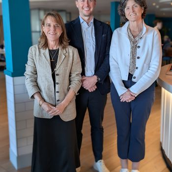 (left to right): Nicola Poole, Colm McGinley and Rebecca Kashti