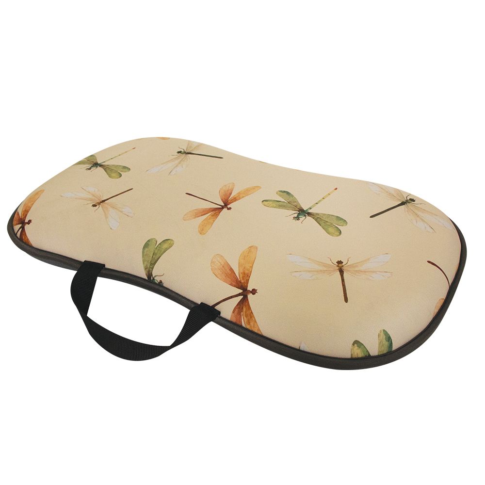 Peanut-shaped memory foam kneeler