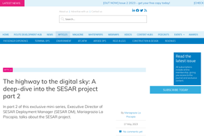 Screencapture of International Airport Review