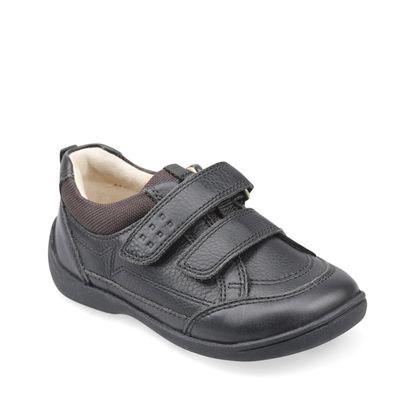 'ZigZag' in Black Leather in My First School Shoe Collection 