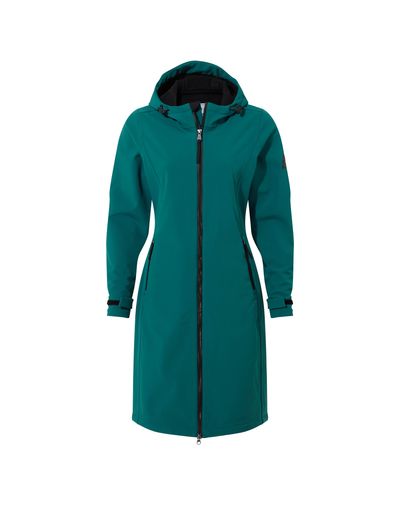 Enya Women's Softshell Long Jacket - Deep Teel