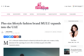Screencapture of D Fashion Magazine