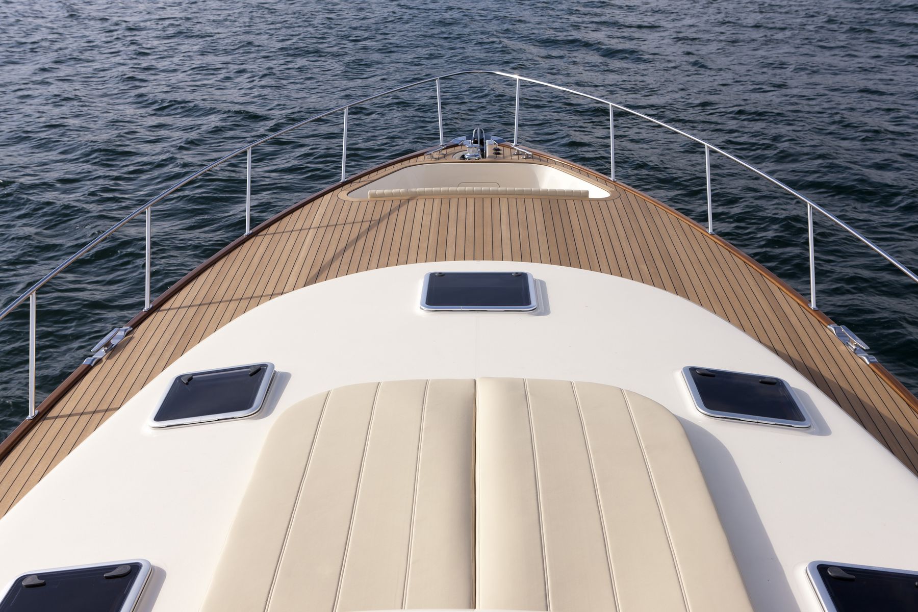Ultrafabrics featured on the exterior of Absolute Yachts