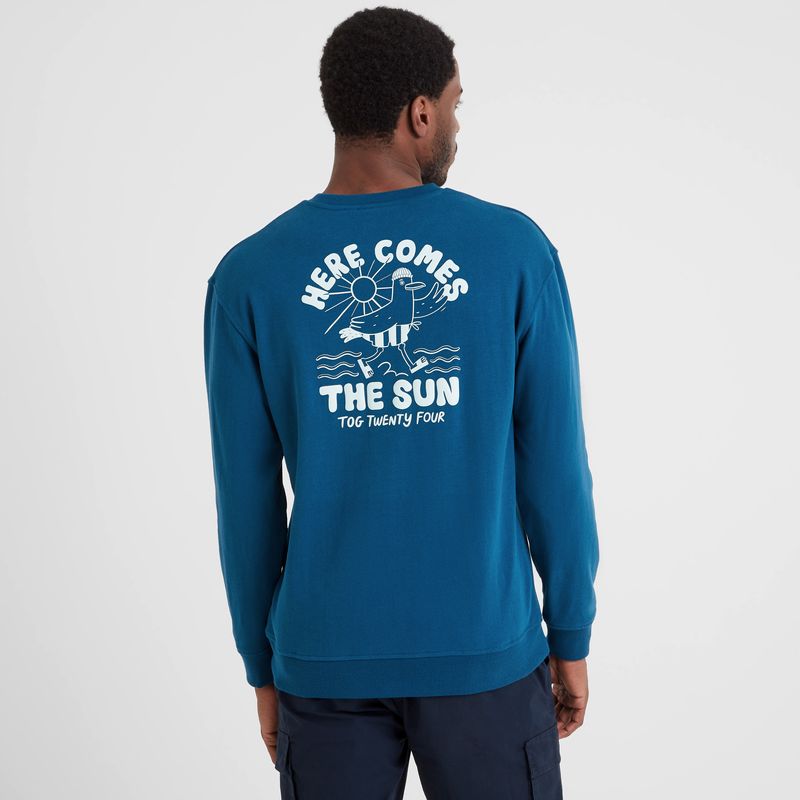 Sunnie men's sweatshirt - deep sea blue