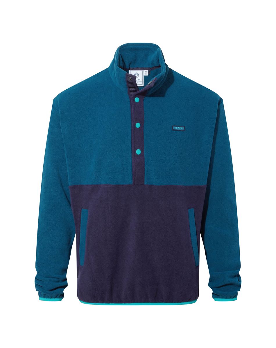 Horth men's half zip fleece - marine blue