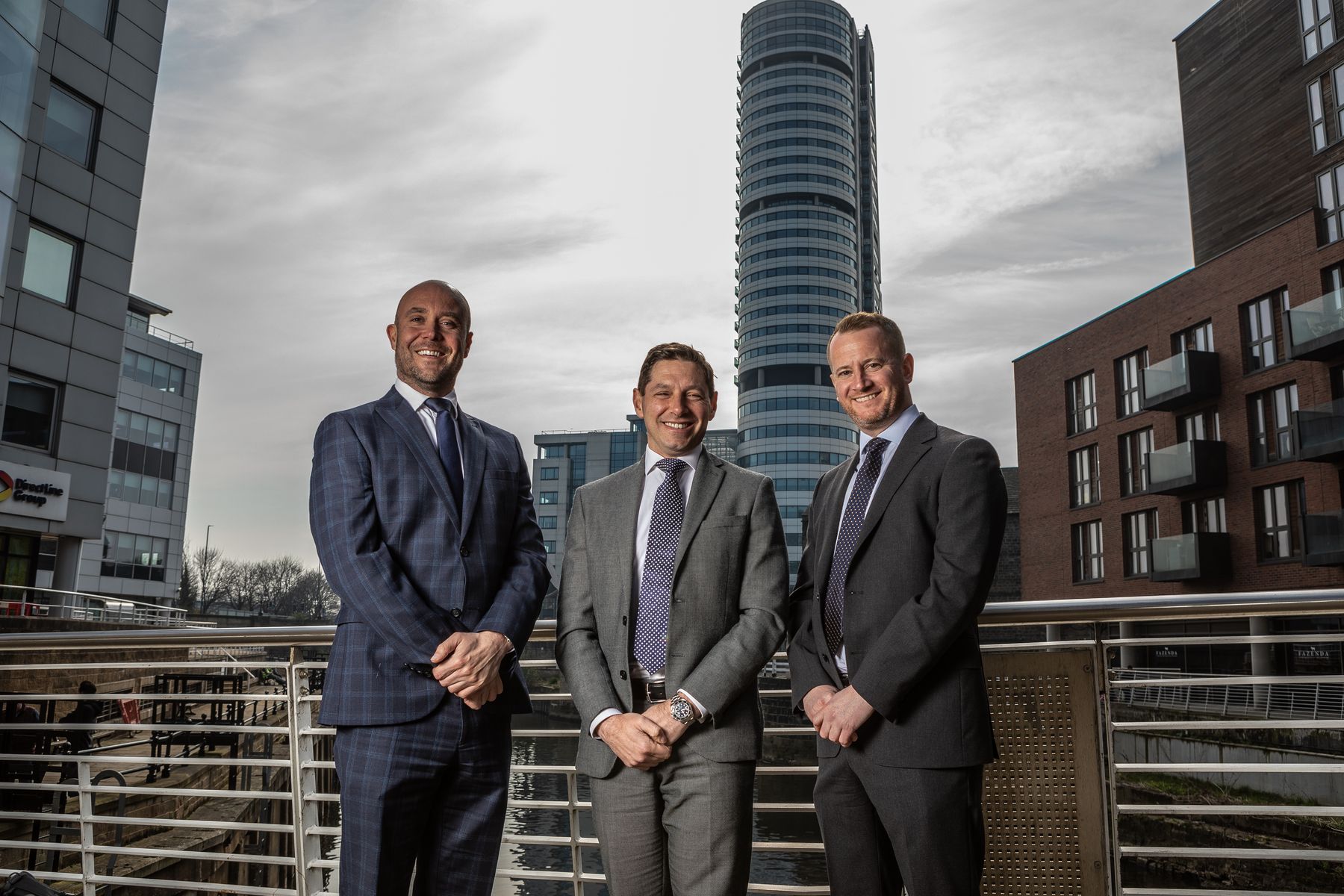 Paul Coates, Luigi Maggio and Ian McCarron directors at award-winning Leeds insurance brokerage, McCarron Coates