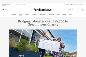 Screencapture of Furniture News