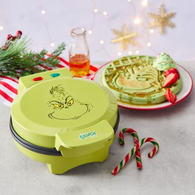 THE GRINCH LARGE WAFFLE MAKER - GREEN