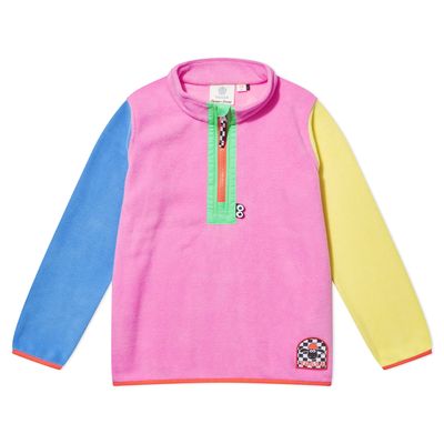 Texel Kids Shaun the Sheep Fleece Zip Neck - Piglet Pink
