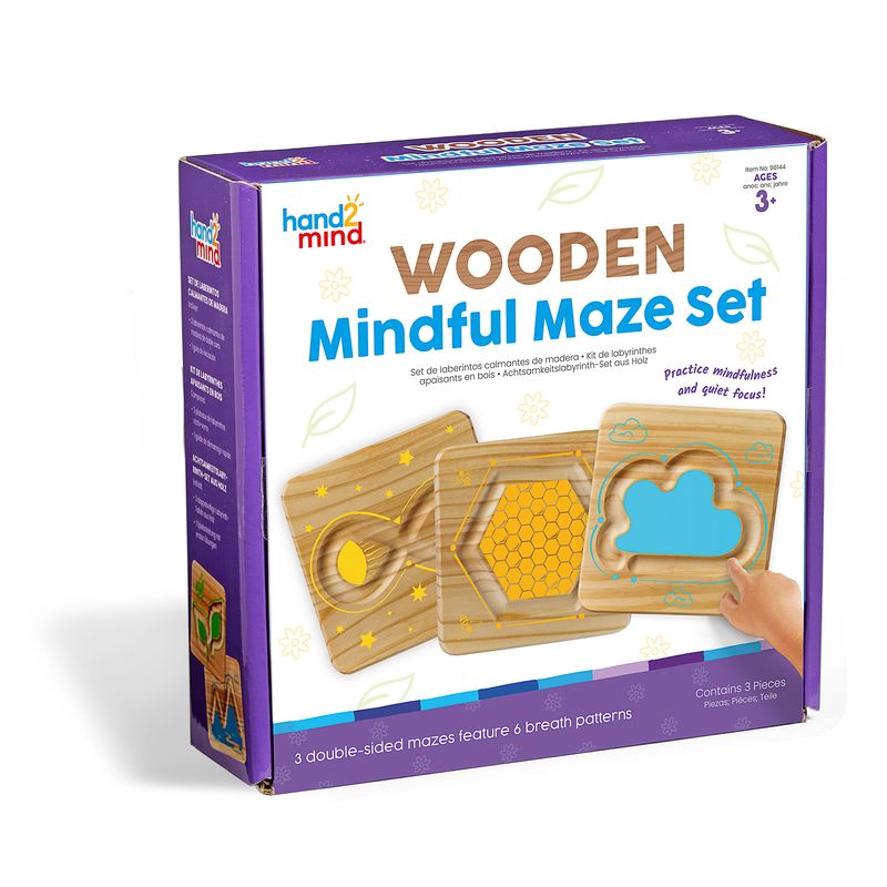 Wooden Mindful Maze Set