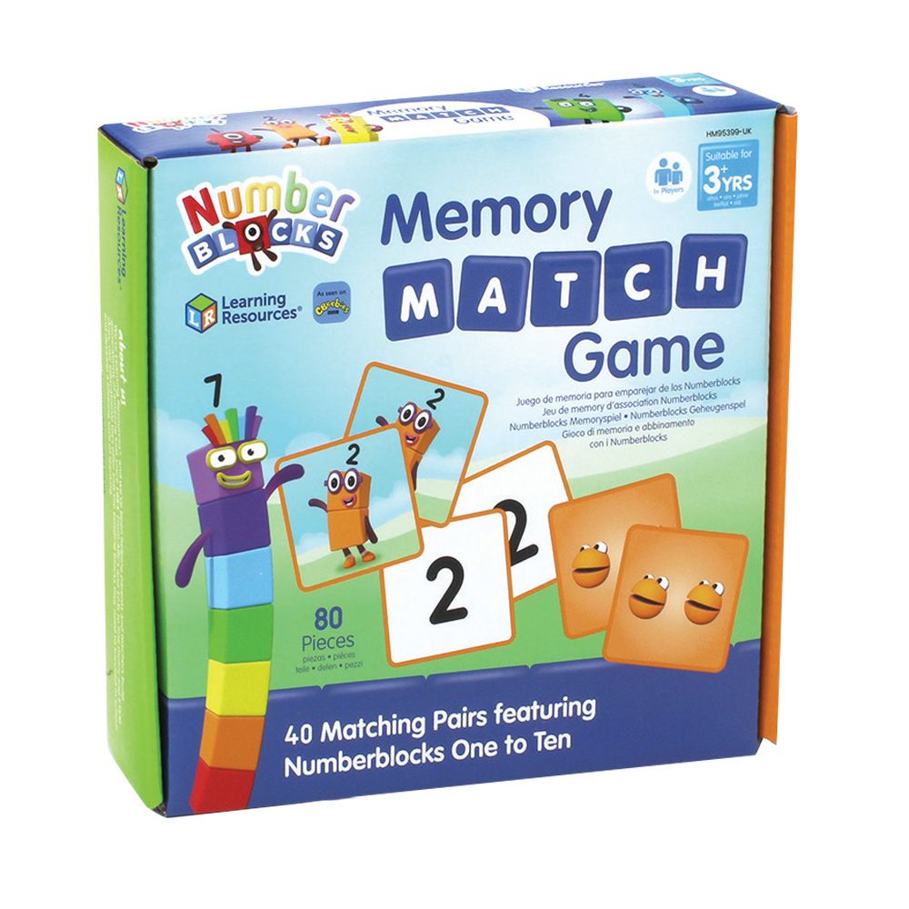 Numberblocks Memory Match Game 