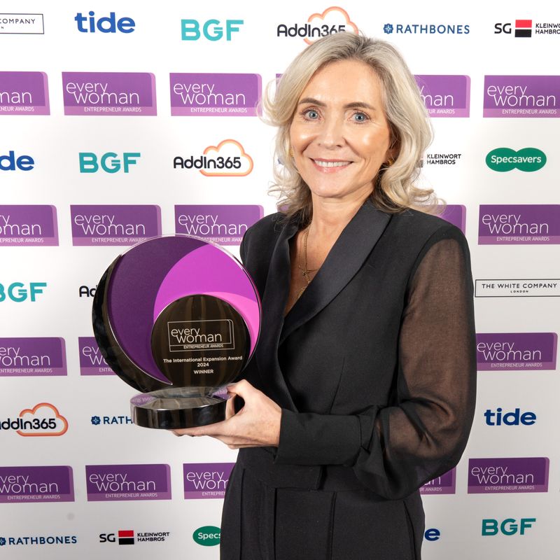 Margaret Dabbs OBE, Founder & CEO of Margaret Dabbs London, winner of The International Expansion Award (sponsored by Rathbone Financial Planning) at the 2024 everywoman Entrepreneur Awards