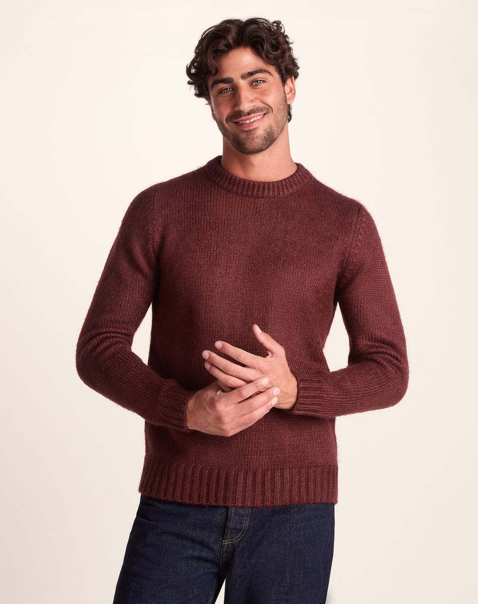 Cicero Men's Knitted Jumper - Port Marl