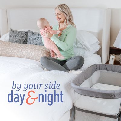 Side-by-Side Bedside Bassinet, Graco's new 3-in-1 crib solution for newborns - social media image 