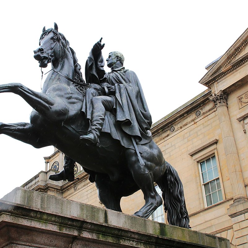 Duke of Wellington & his horse, Copenhagen