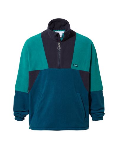 Aztec fleece jacket - Navy
