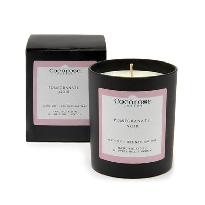 Pomegranate Noir Natural Wax Candle from Cocorose London