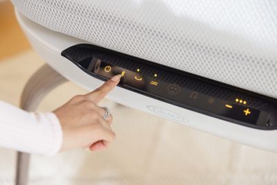 Graco Eluma™ Nest Bedside Crib with Cry Detection Technology  