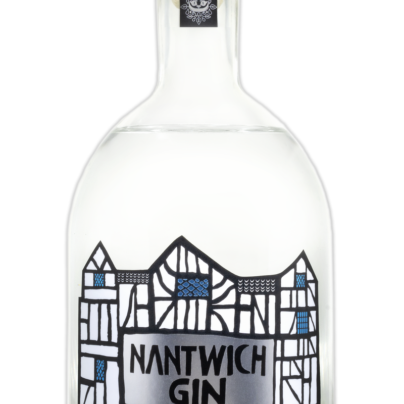 Nantwich Gin - cut out of bottle