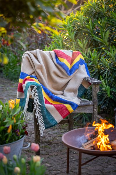Sarah Raven Striped Blanket
