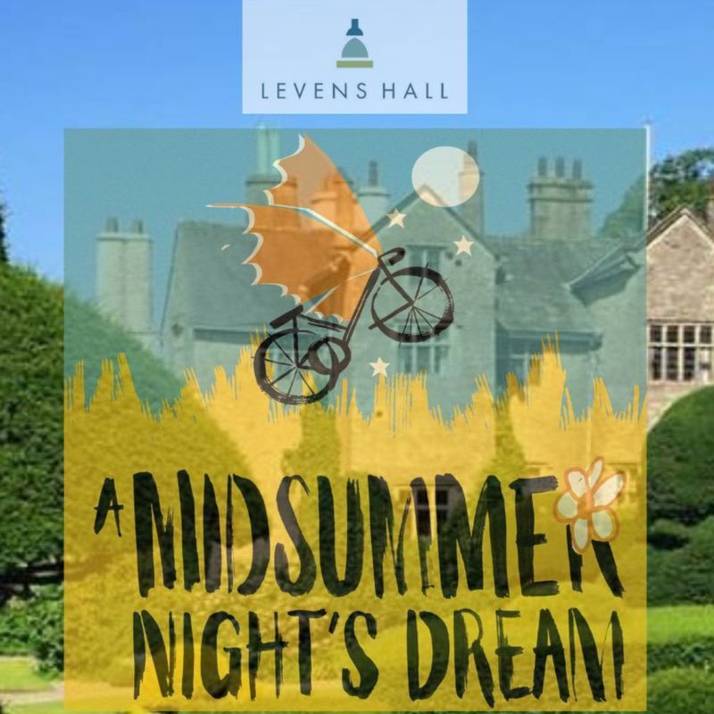 Poster for A Midsummer Night's Dream at Levens Hall and Gardens