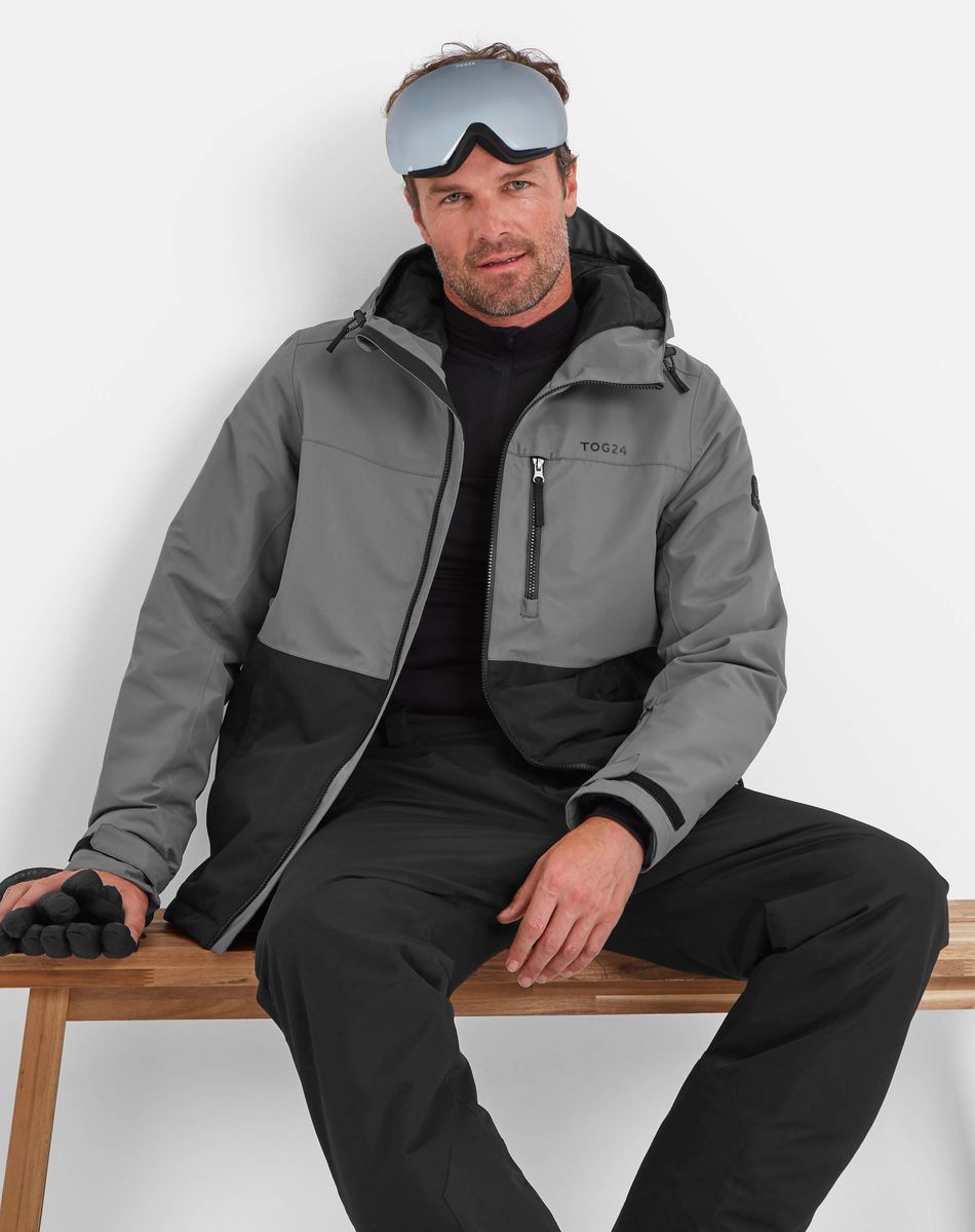 Whistler Men's Ski Jacket - Black / Steel Grey