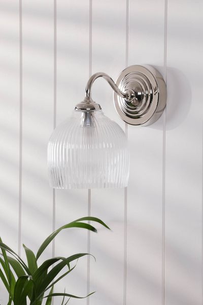 Charissa Bathroom Wall Light Polished Chrome IP44