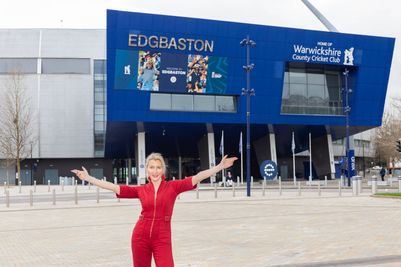 Heather Mills at Edgbaston Cricket Ground