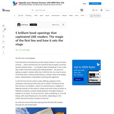 Screencapture of MSN