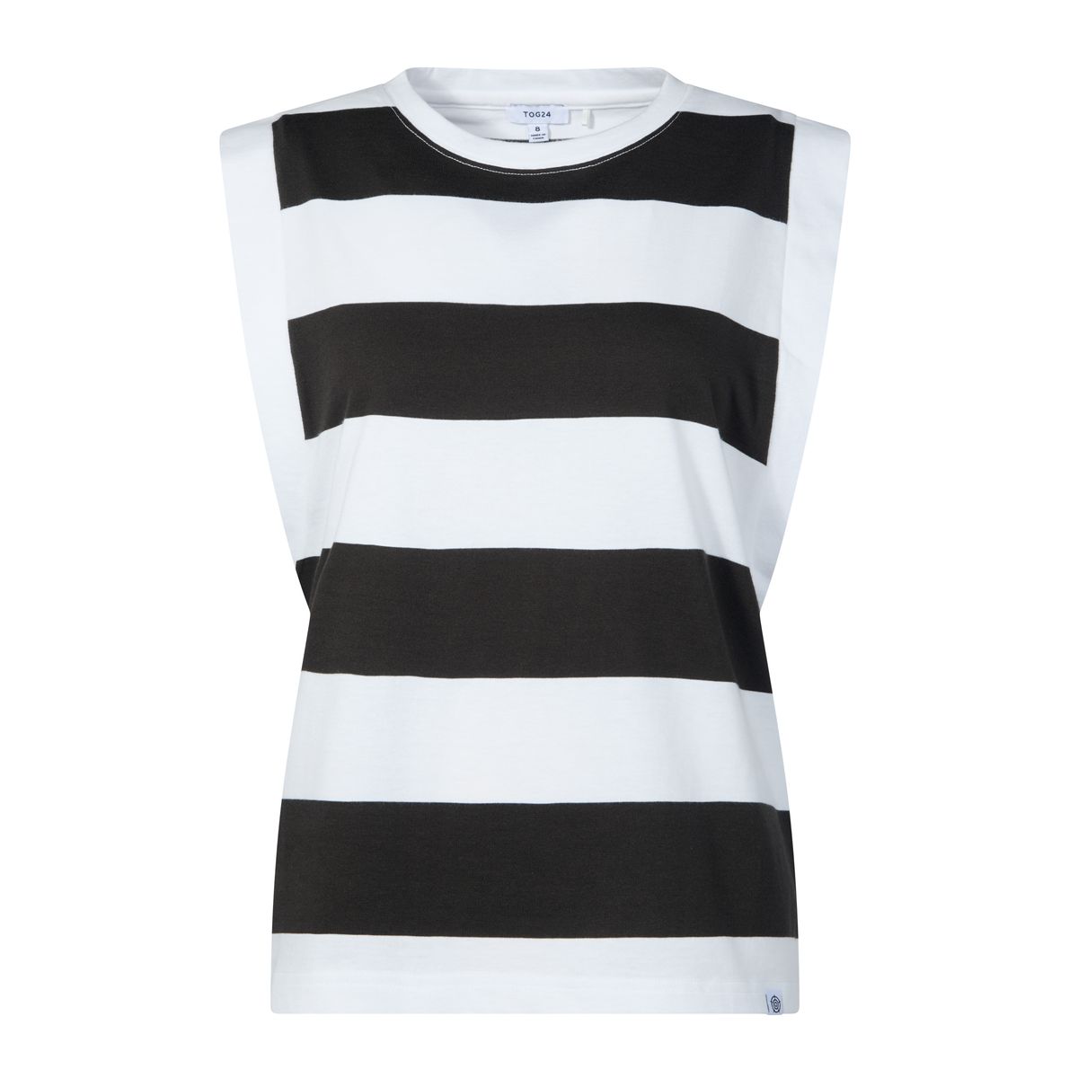 Aurelia Women's Vest - Washed Black Stripe