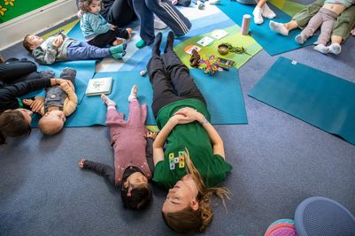 Hopscotch yoga