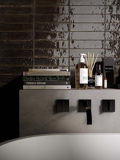 Dwell Black Porcelain Tiles