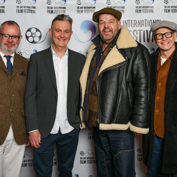 The Bay Film Festival Opening Night.  L-R Daragh Carville, Peter Bowker, Damien Williams, Paul Hendy.Credit Chris Holmes.jpeg