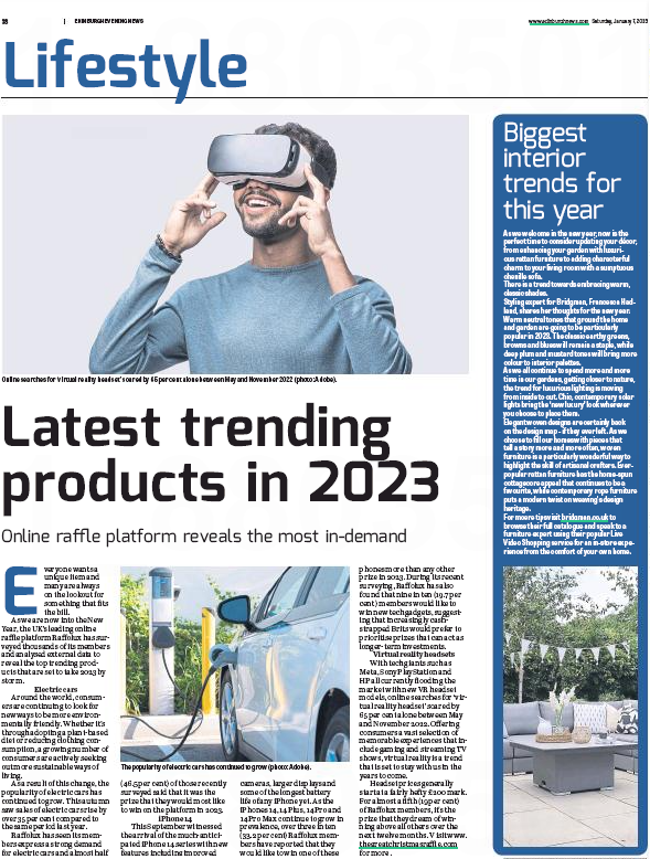 Edinburgh News 7th Jan Pg38, Trends Comment & Lifestyle.PNG