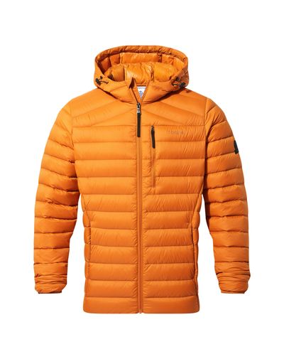 North RDS Men's Hooded Jacket - Dark Orange