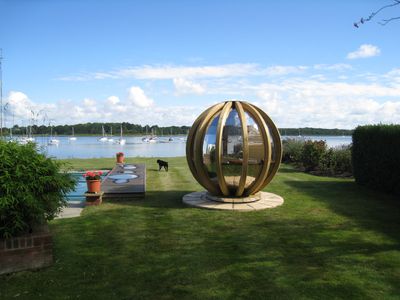 Ornate Garden Rotating Lounger Garden Pod