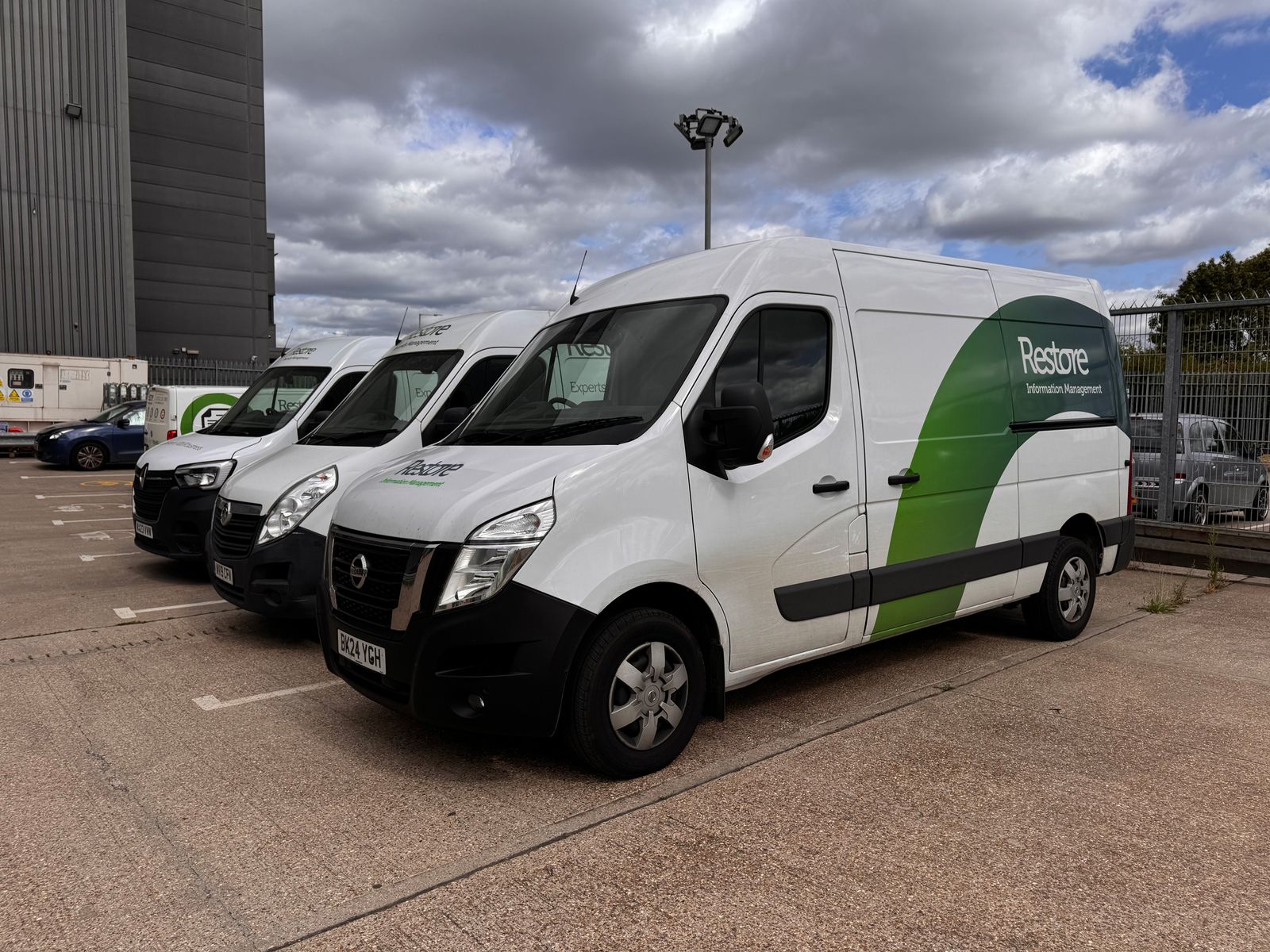 Restore Information Management fleet vehicles