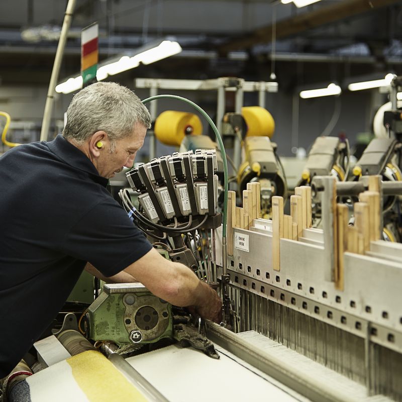 The weaving process