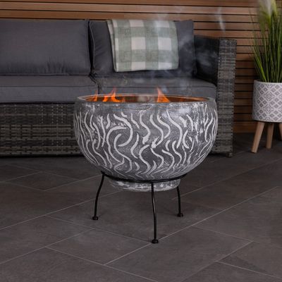 SNUG Toledo Clay BBQ Firepit with Grill