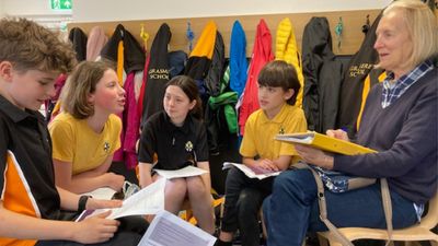 The launch of the Grasmere Sports Education Pack