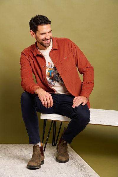 Brakeburn Rust Cord Shirt (lifestyle) - £54.99
