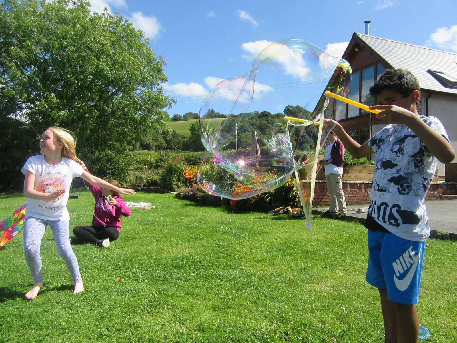 Young carers on a Honeypot charity respite break.