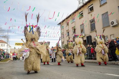 The Kurents at the Cerknica festival parade