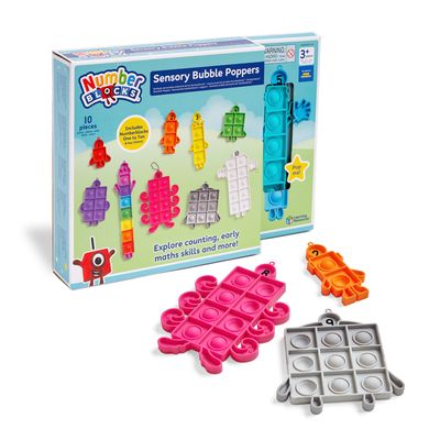 Numberblocks® Sensory Bubble Poppers