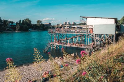 Rheinbad Breite Basel  Rhine Bathing House Breite Basel.jpg