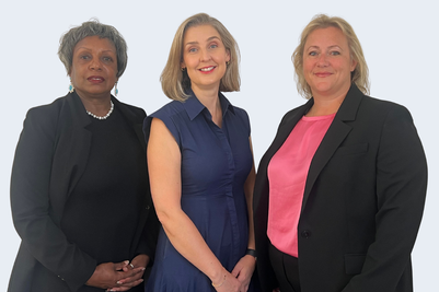 Left to right - Cheryl Thompson, Sarah Inchley and Caroline Andrews (N)