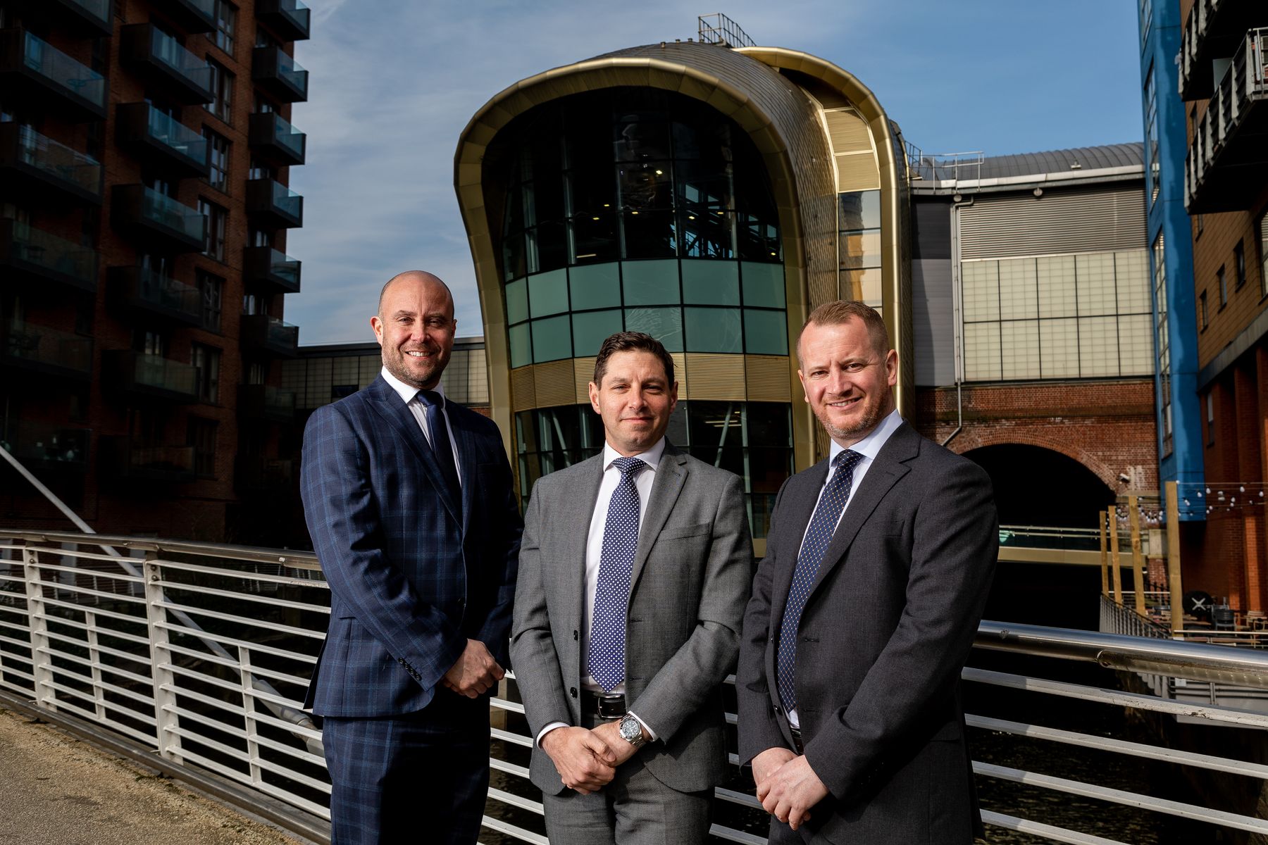 Paul Coates, Luigi Maggio and Ian McCarron directors at award-winning Leeds insurance brokerage, McCarron Coates