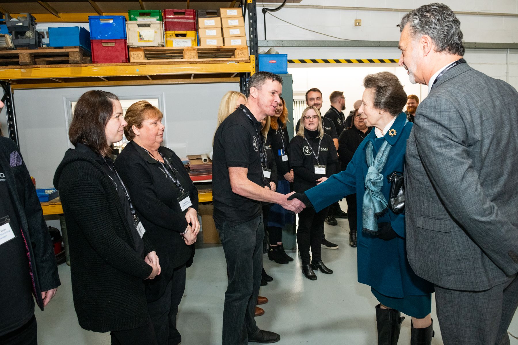 Mr Andrew Lanworn Focus SB meets HRH The Princess Royal